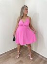 vestido plus size adriana rosa bb
