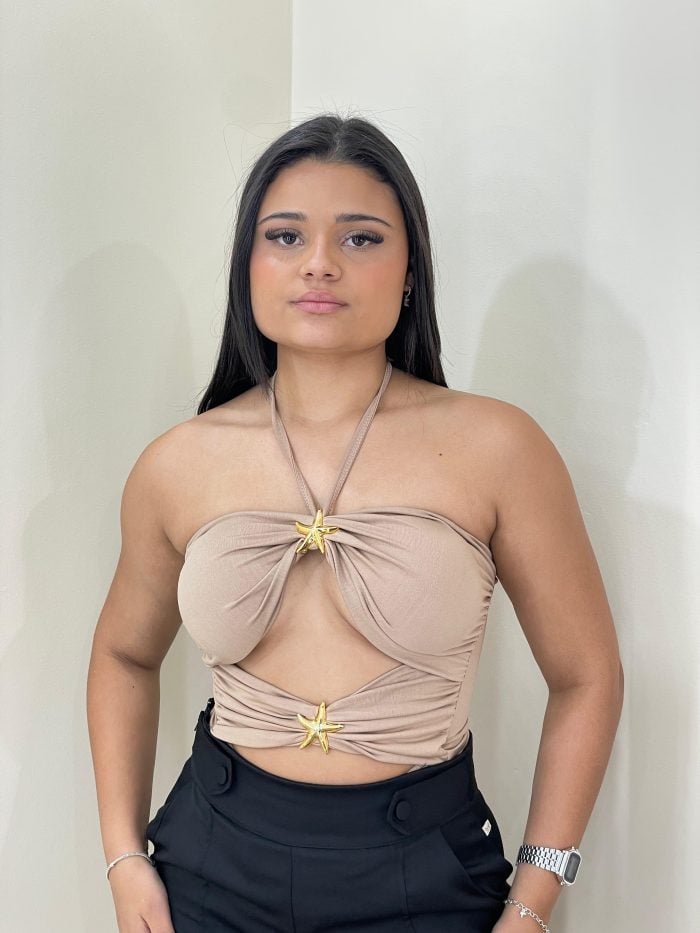 body estrela bege