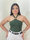body violeta verde militar