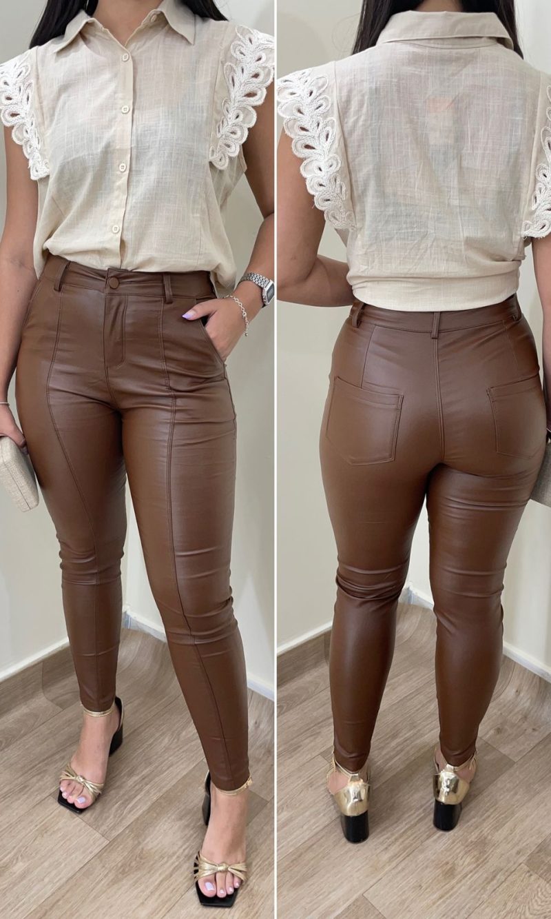 calça Ágata marrom