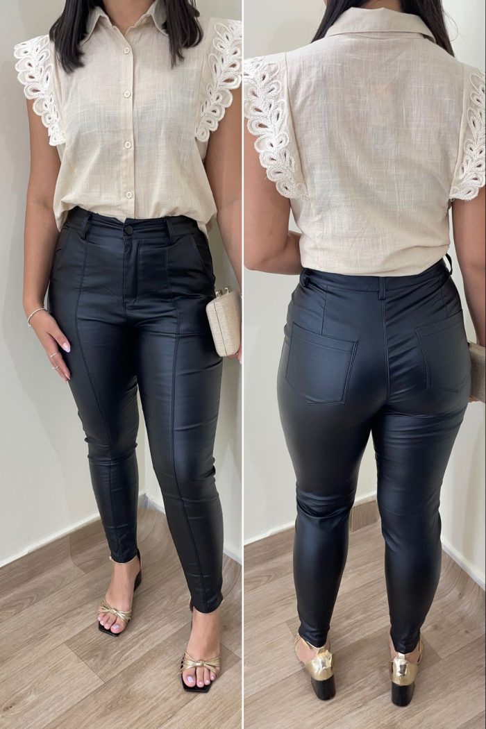 calça Ágata preta calça Ágata preta