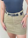 saia jeans cargo caqui