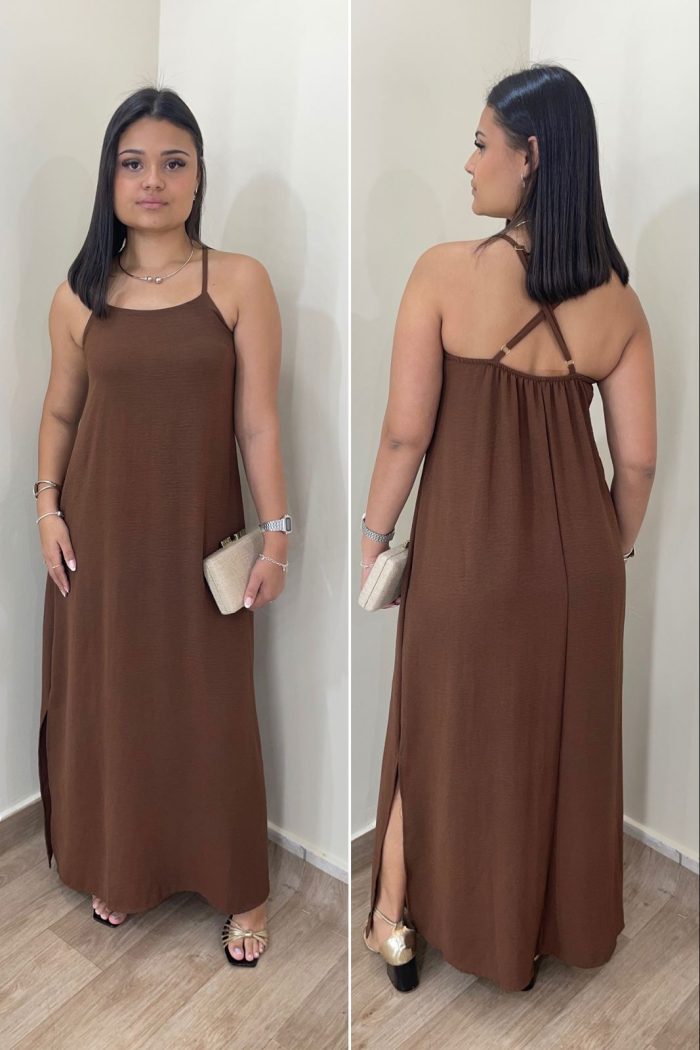vestido athena marrom vestido athena marrom