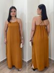 vestido athena mostarda