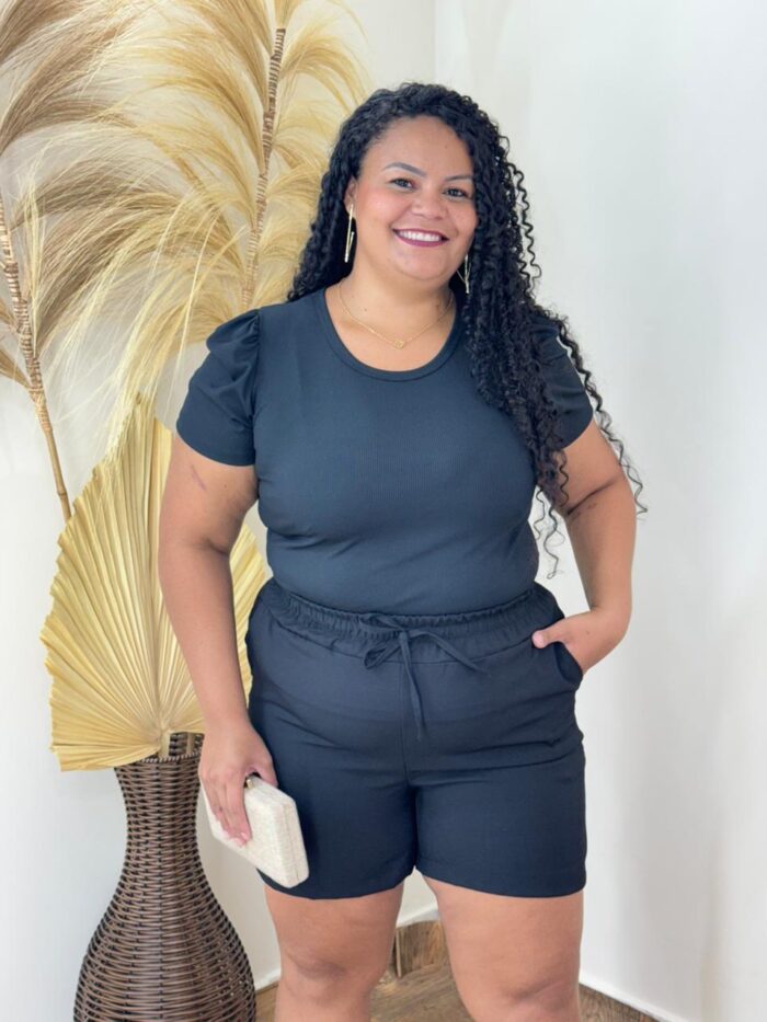 short plus size elenya