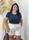 short plus size elenya