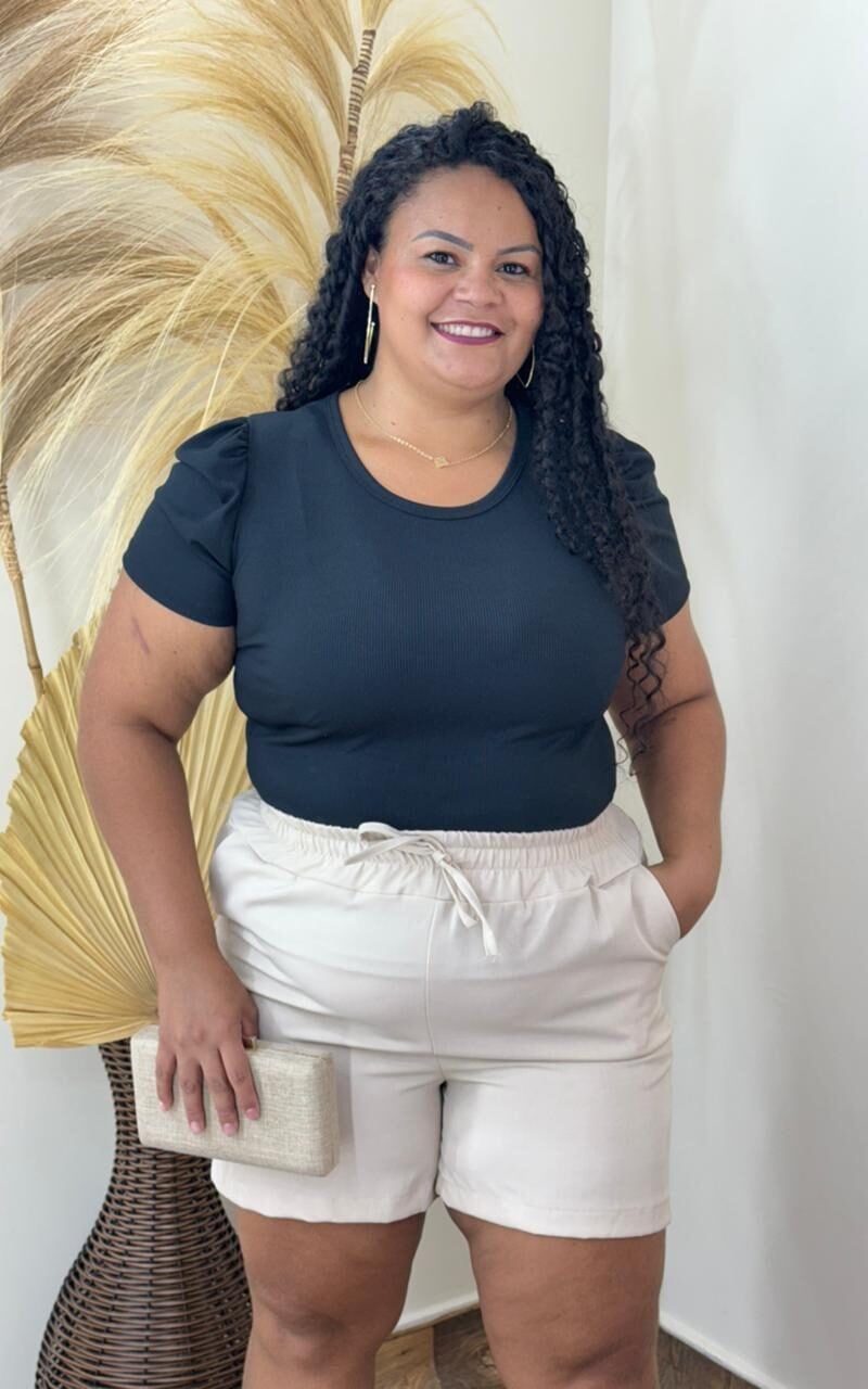 short plus size elenya
