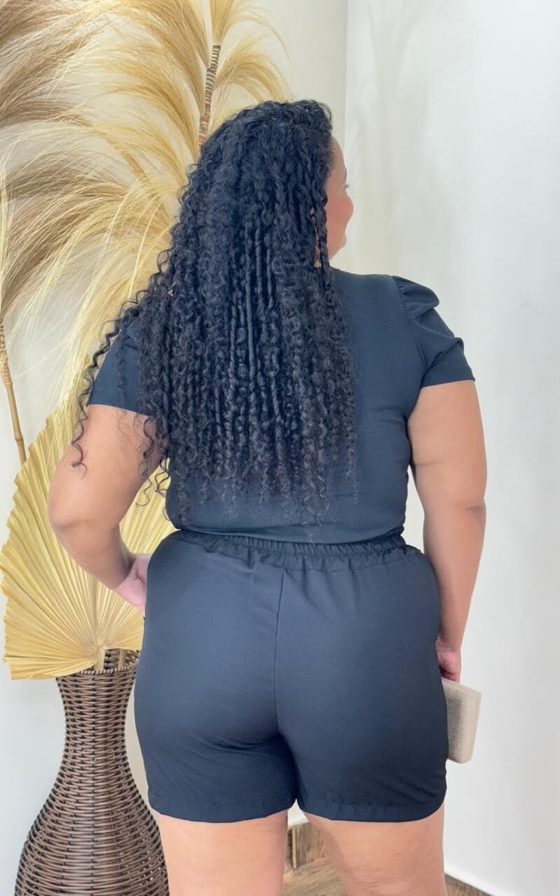 short plus size elenya
