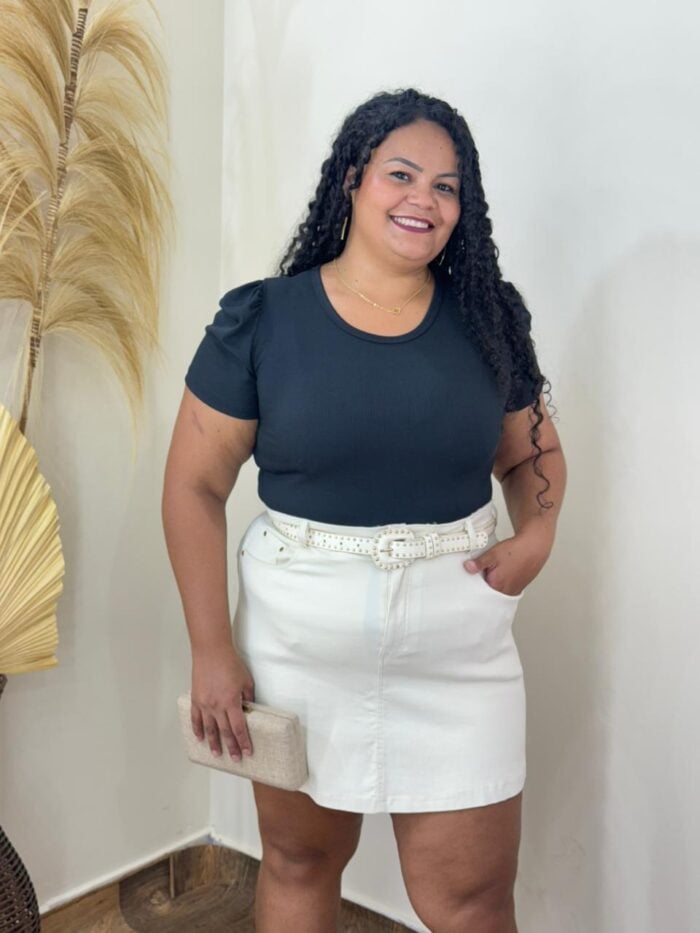 short saia plus size lyssandra