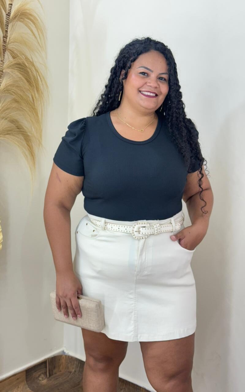 short saia plus size lyssandra