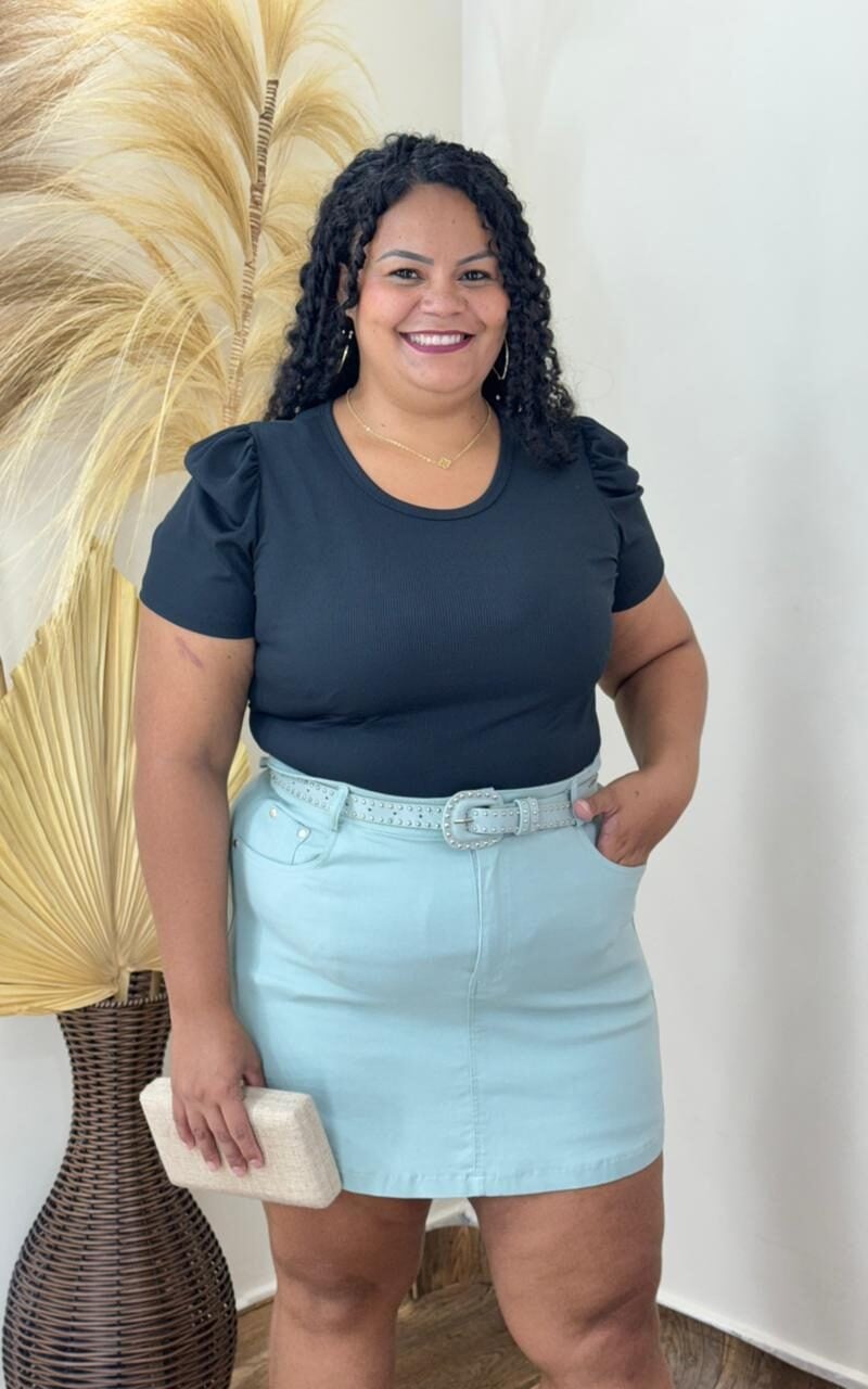 short saia plus size lyssandra