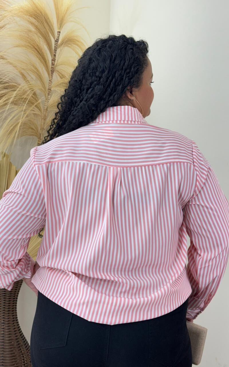 camisa plus size nerina