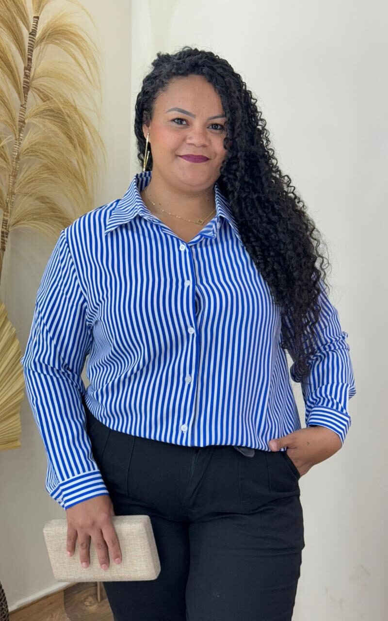 camisa plus size nerina