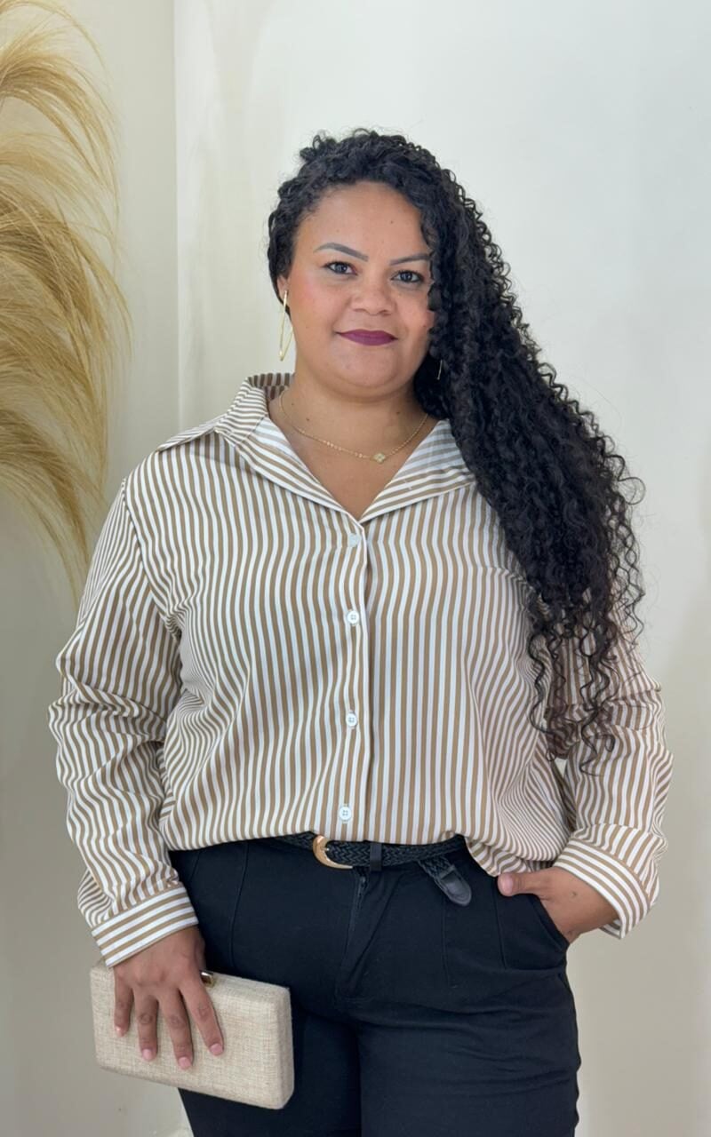 camisa plus size nerina