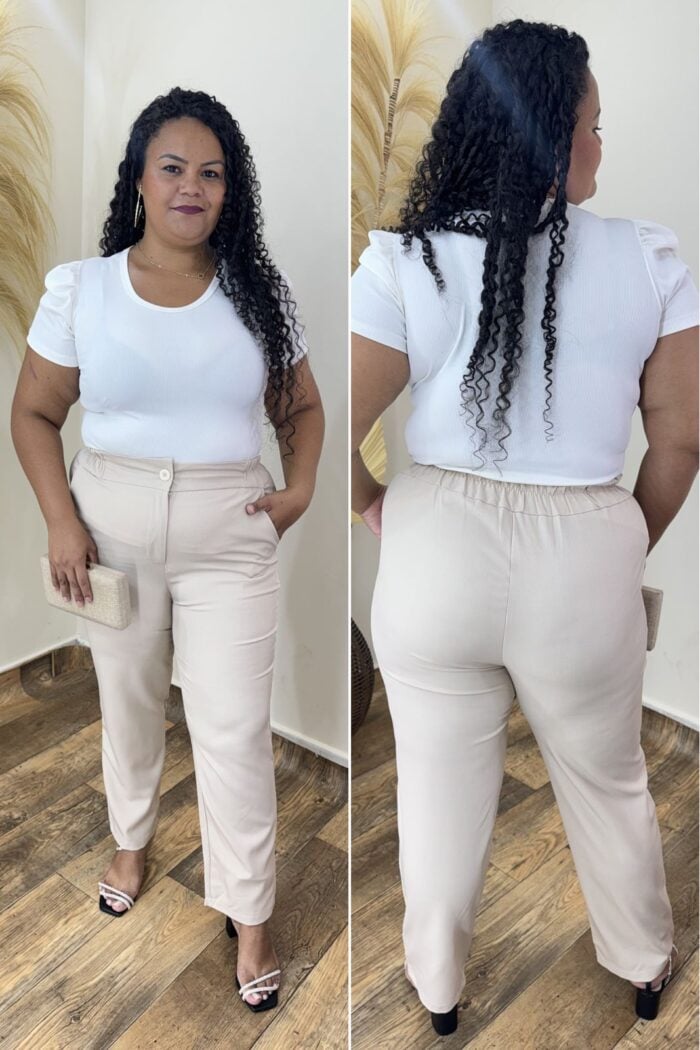 calÇa plus size alfaiataria lolana