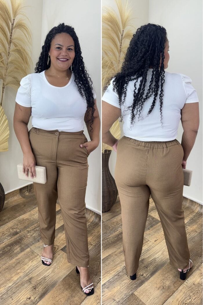 calÇa plus size alfaiataria lolana