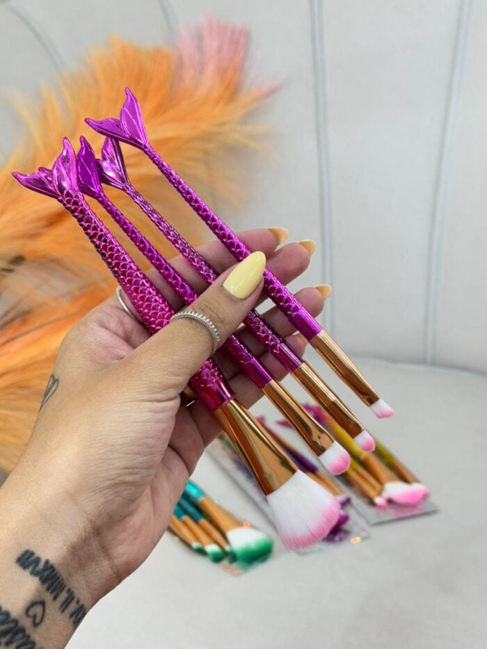 kit de pincÉis sereia dedique make