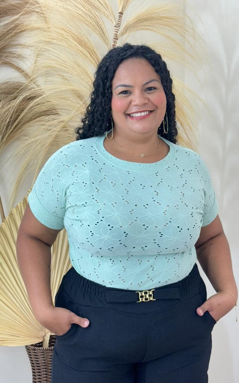 blusa plus size soraya