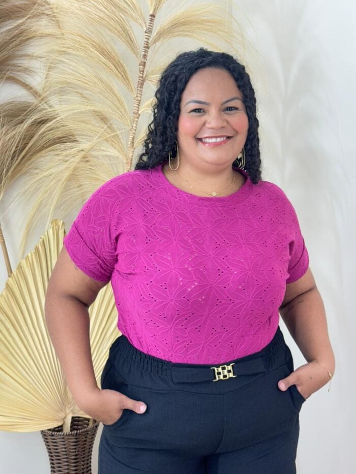 blusa plus size soraya