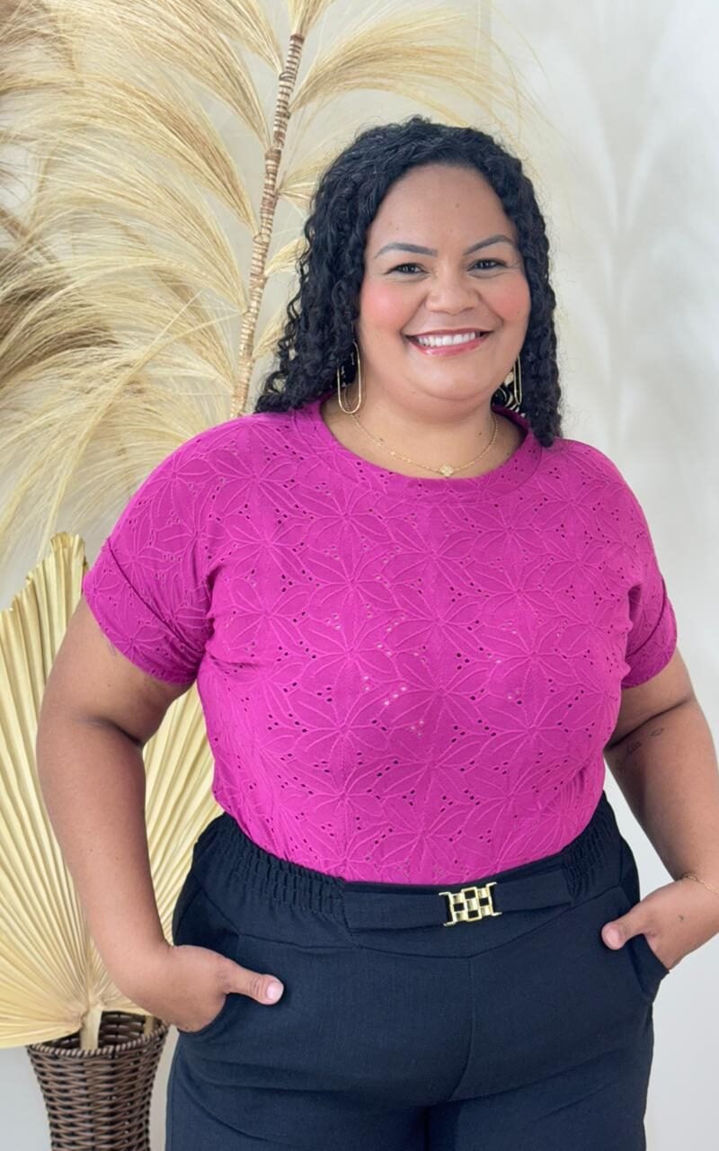 blusa plus size soraya