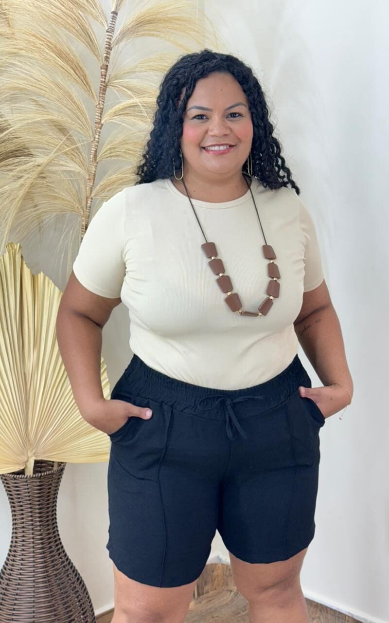shor plus size calÊndria
