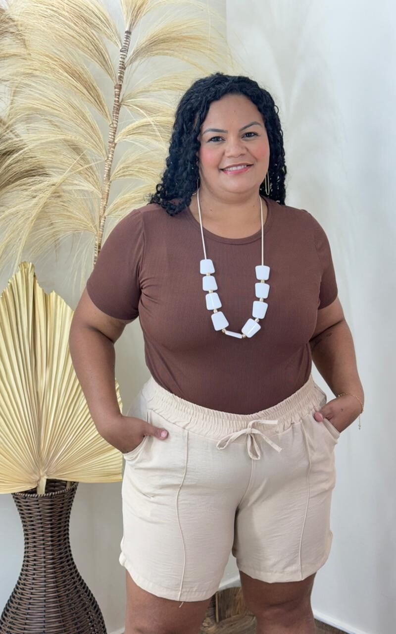 shor plus size calÊndria