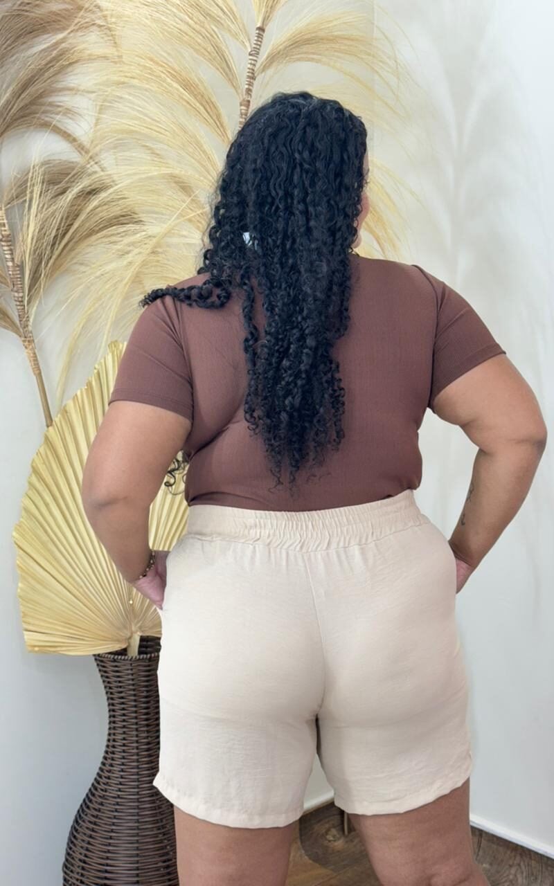 shor plus size calÊndria