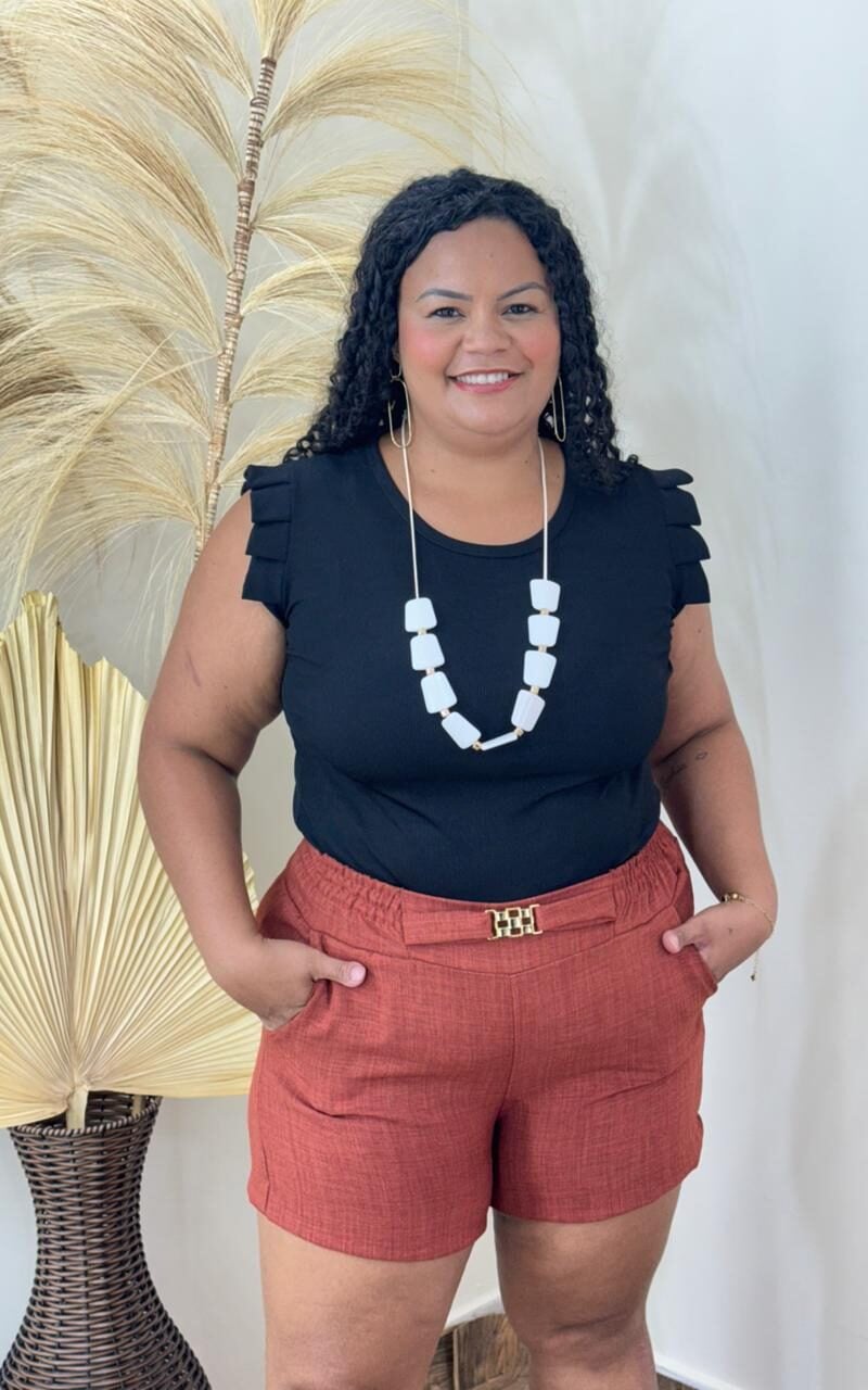 short plus size yasminah 6526