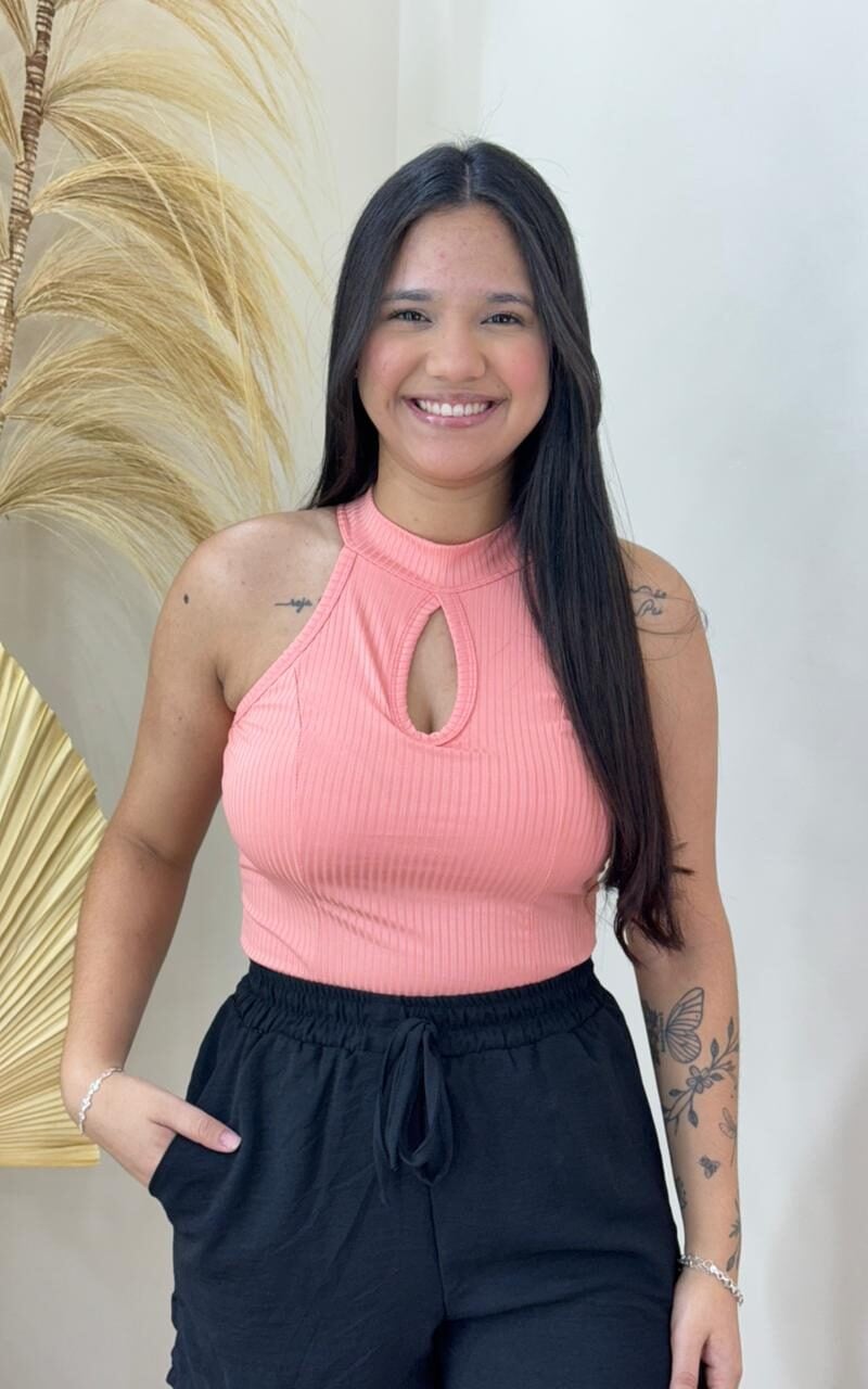 blusa canelada alira 8257